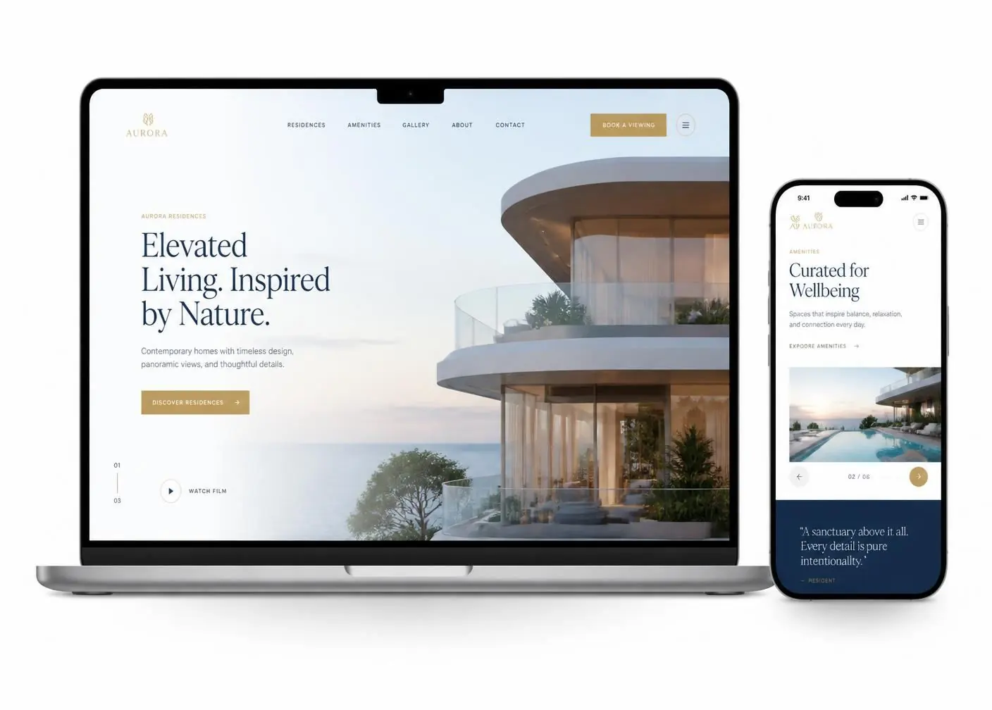 Premium Business Website — surface 1